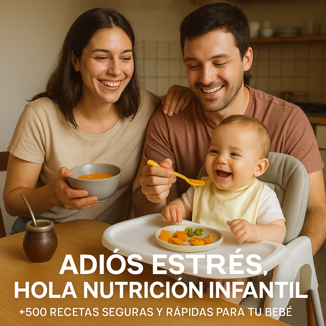 NUTRICIÓN INFANTIL +500 recetas seguras y rápidas para tu bebé